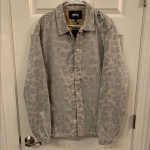 stussy translucent coach jacket